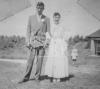 Wallace and Pauline Bernard''s wedding photo. (Viola Christmas Collection).